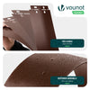 Lot de 35 Bordure de jardin en métal galvanisé flexible 100x13cm marron - vuunut.com
