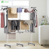 Sechoir a linge etendoir extensible et pliable grande capacite sechage 190x53x170cm Blanc - vuunut.com