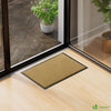 Lot de 2 Tapis de porte paillasson 40x60cm Beige - vuunut.com