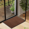 Tapis de porte paillasson 90x120 marron - vuunut.com