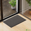 Lot de 2 Tapis de porte paillasson 60x90cm Anthracite - vuunut.com