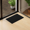 Lot de 2 Tapis de porte paillasson 40x60cm Noir - vuunut.com