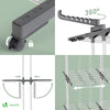 Sechoir a linge etendoir extensible et pliable grande capacite sechage 190x53x170cm Blanc - vuunut.com