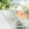 10 x Plaques de polycarbonate alveolaires transparent creux 6mm 121x60.5cm - vuunut.com