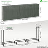 Serre buche 3m avec housse de protection - vuunut.com