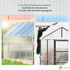 14 x Plaques de polycarbonate alveolaires transparent creux 4mm 121x60.5cm - vuunut.com
