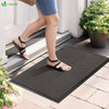Lot de 2 Tapis de porte paillasson 60x90cm Anthracite - vuunut.com