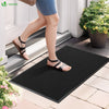Lot de 2 Tapis de porte paillasson 60x90cm Noir - vuunut.com