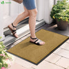 Lot de 2 Tapis de porte paillasson 60x90cm Beige - vuunut.com