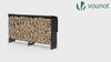 Serre buche 2m avec housse de protection noir