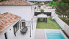 Tonnelle de jardin exterieure pliable avec moustiquaire Pop up 3.6x3.6m gris
