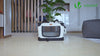 Sac transport pliable chien chat caisse cage portable 60x44x44cm gris