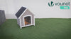 Niche pour Chien Extérieure en Bois 72x65x83cm