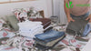 Lot de 10 sacs de demenagement grand format avec sangles et poignee marron