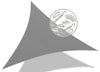 Voile d ombrage Triangle HDPE avec 19 pcs kit de montage - vuunut.com