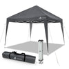 Tonnelle de jardin 3x3m pliable Grise avec sac de transport - vuunut.com