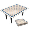 Nappe de table rectangulaire en PVC Tissu non-tissé style ceramique - vuunut.com