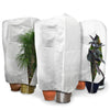 Lot de 3 Housse Hivernage Plante avec Cordon  et zipper Polypropylème 80g/m² 120x180cm blanc - vuunut.com