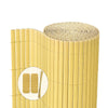 Canisse PVC brise vue renforce avec attaches de fixation 80x500cm beige - vuunut.com