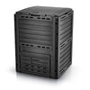 Composteur de jardin 300L Qualité Supérieure pour Jardin Déchets Imitation Style bois noir - vuunut.com