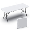 Table de camping pique nique pliable 180cm HDPE blanc - vuunut.com
