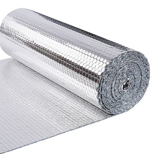 Isolant thermique a bulle double couche aluminium radiateur reflecteur 0.6x10m - vuunut.com