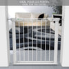 Barriere de Securite porte et escalier 75-84cm blanc pour animaux - vuunut.com
