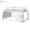 Serre de jardin Toute Saison 12m2 avec portes laterales - vuunut.com