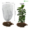 Lot de 3 Housse Hivernage Plante avec Cordon Polypropylème 80g/m² 80x100cm blanc - vuunut.com