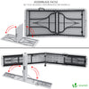 Ensemble de Table et bancs camping pliables 180cm HDPE blanc - vuunut.com