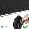 Canisse PVC brise vue renforce avec attaches de fixation 90x500cm gris - vuunut.com