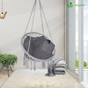 Fauteuil suspendu avec coussin gris - vuunut.com