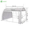 Serre de jardin Toute Saison 6m2 avec portes laterales - vuunut.com