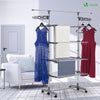 Sechoir a linge inox etendoir robuste ailes pliables 4 niveaux - vuunut.com