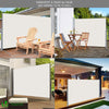 Paravent retractable avec housse de protection 180x300cm Beige - vuunut.com
