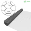Grillage a poule avec fils 13mm en PVC gaine gris 1x25M - vuunut.com