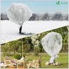 Voile d’hivernage en Polypropylème 50g/m² 1.5x20m avec piquets blanc - vuunut.com