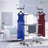 Sechoir a linge inox etendoir robuste ailes pliables 3 niveaux - vuunut.com