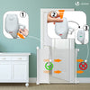 Barriere de securite retractable enfant 180cm blanc - vuunut.com