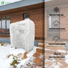 Lot de 3 Housse Hivernage Plante avec Cordon et zipper Polypropylème 80g/m² 200x240cm blanc - vuunut.com