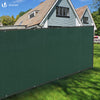 Brise vue occultant en HDPE 230g/m² 1.8x10m avec attaches de fixation vert - vuunut.com