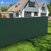 Brise vue occultant en HDPE 150g/m² 1x10m avec attaches de fixation vert - vuunut.com