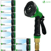 Tuyau d’Arrosage Extensible 30m Renforce 2500D avec Accessoires noir - vuunut.com