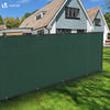 Brise vue occultant en HDPE 230g/m² 1.5x10m avec attaches de fixation vert - vuunut.com