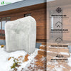 Housse d'Hivernage Plante avec Cordon  et zipper Polypropylème 150g/m² 250x360cm blanc - vuunut.com