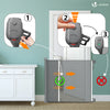 Barriere de securite retractable enfant 180cm gris - vuunut.com