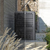Composteur de jardin 300L Qualité Supérieure pour Jardin Déchets Imitation Style bois noir - vuunut.com