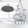 Fauteuil suspendu avec coussin rond gris - vuunut.com