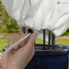 Lot de 3 Housse Hivernage Plante avec Cordon Polypropylème 80g/m² 80x100cm blanc - vuunut.com