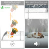 Auvent de porte marquise 200x80 cm transparent en Polycarbonate anti UV - vuunut.com